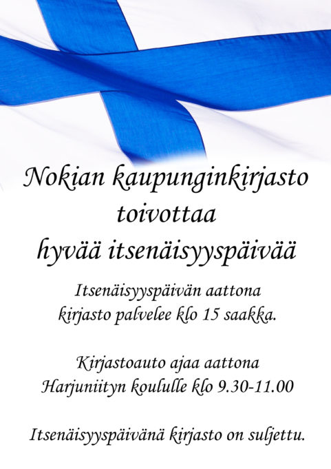 kirjasto_aukiolot_itsenäisyyspäivä_2018