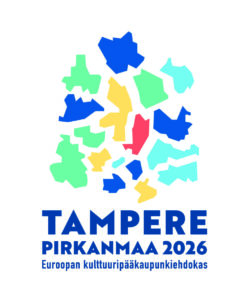 Tampereen ja Pirkanmaan kulttuuripääkaupunkihaku 2026: kuntien maa-alojen muodot eri väreinä