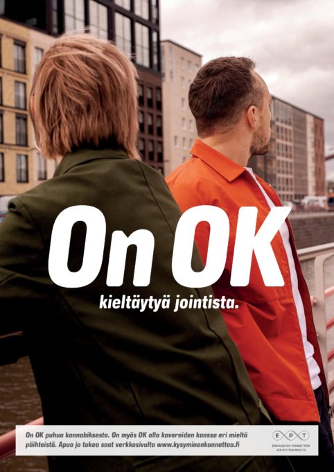 On OK kieltäytyä jointista -juliste