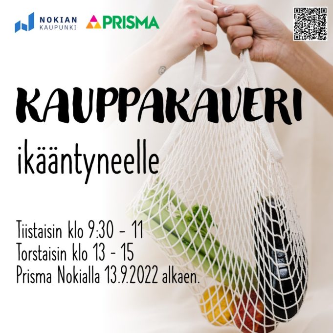 Kauppakaveritoimintaa on Nokian Prismalla 13.9.2022 alkaen.