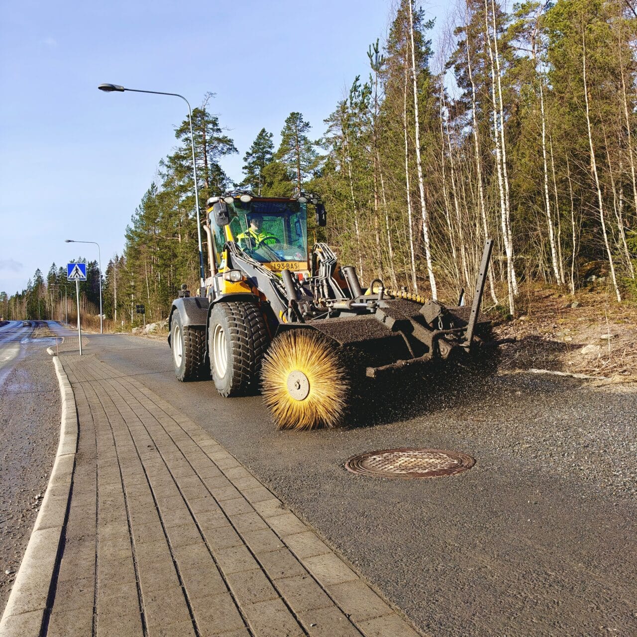 Hiekanpoistoa